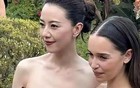 高圆圆比龙妈居然还要白，到底谁才是白种人？