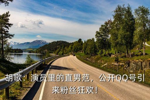 胡歌：演员里的直男范，公开QQ号引来粉丝狂欢！