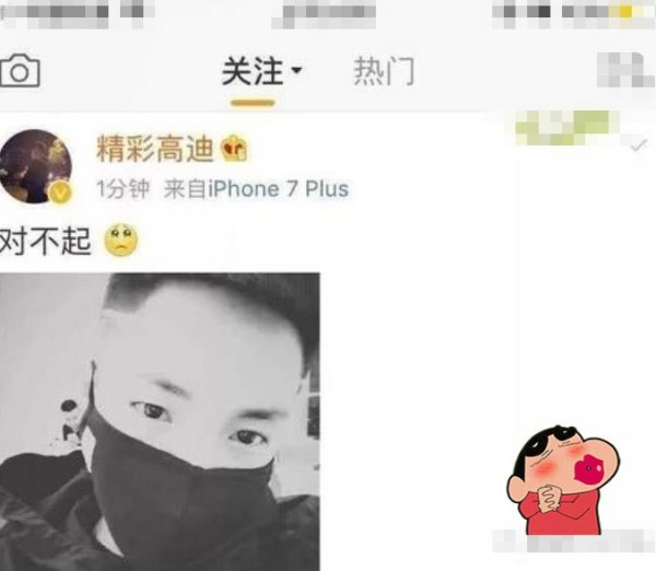 高迪大美“撕破脸皮”，高迪微博发文“对不起”，当最后的告别？