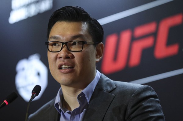 UFC亚太区副总裁张卓麟先生（Kevin Chang）