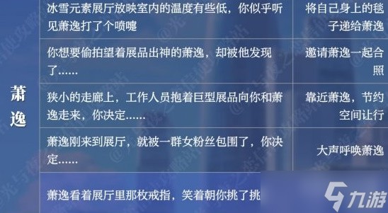 光与夜之恋星光星光展馆问题答案一览