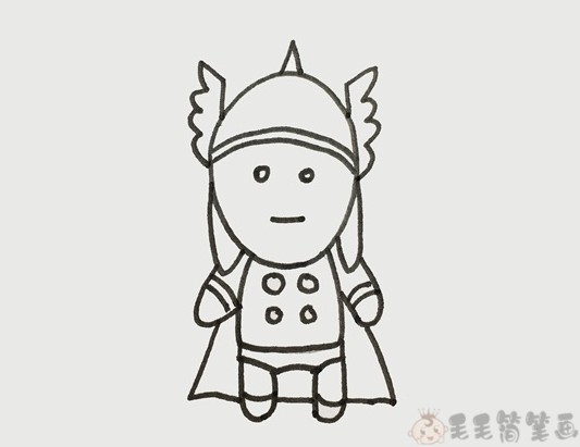 雷神怎么画