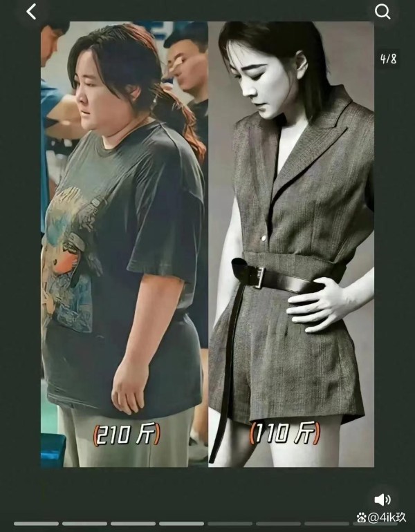 “贾玲减肥奇迹：从100斤到腹肌女汉子”