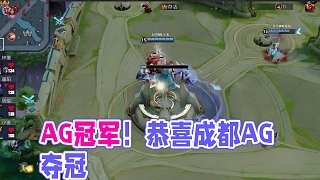 我们是冠军！ #AG夏决冠军 #2025KPL夏季赛 #这个夏天属于AG