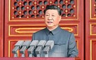 朝鲜拍摄的中国阅兵