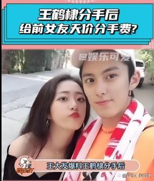 王鹤棣为啥给前女友天价分手费？