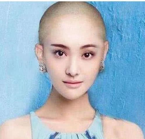 4位女明星光头，郑爽居然不是最美的，看到第4位彻底给跪了！