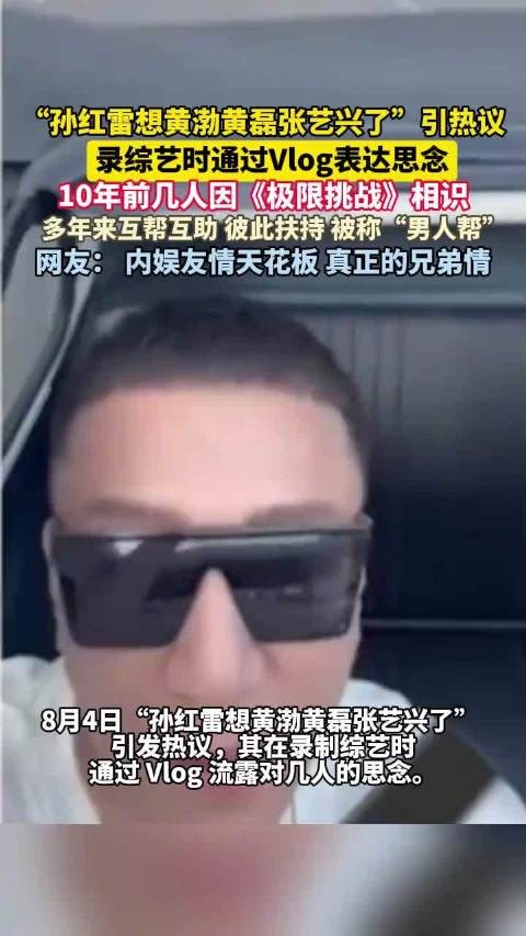 孙红雷想黄渤黄磊张艺兴了
