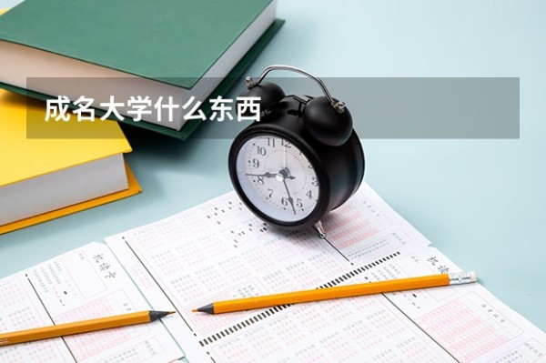 成名大学什么东西