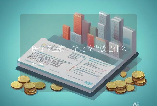 医保卡里有一笔财政代缴是什么意思