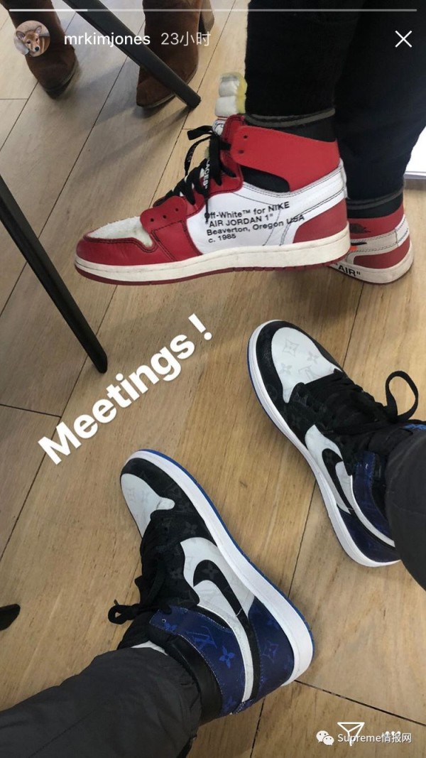 Dior x 藤原浩 x AJ1联名？主理人上脚特别款大闪电！见过吗？-Supreme情报网