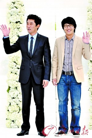 韩国顶级明星盛装捧场张东健高小英大婚(组图)