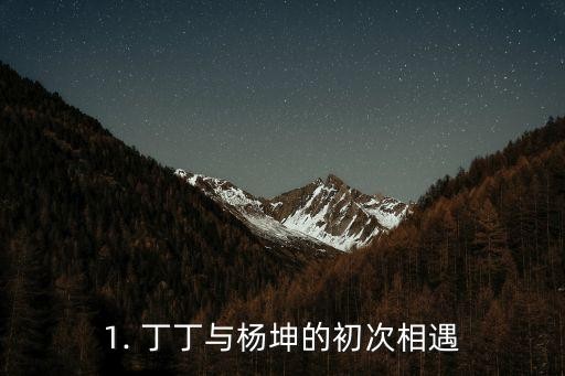 丁丁被杨坤潜规则,重新思考丁丁和杨坤的关系