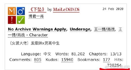 肖战粉丝举报AO3事件梳理 ao3是什么东西与肖战有什么关系（2）