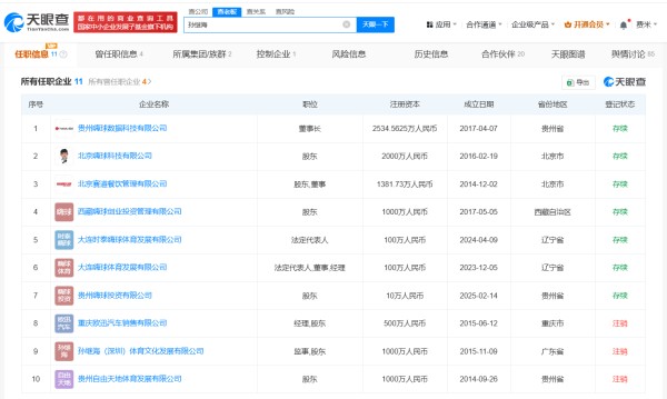 揭秘孙继海足球青训关联公司 孙继海持有嗨球40%股份 起底孙继海商业版图