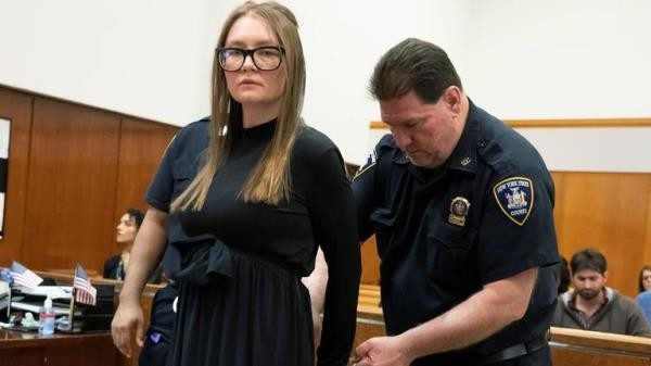 Anna Sorokin is sentenced in May 2019 after being convicted by a New York jury of swindling more than $200,000 from banks and people