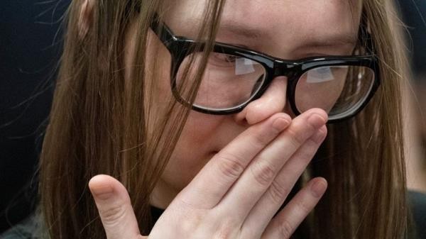Anna Sorokin, who a New York jury convicted of swindling more than $200,000 from banks and people, is sentenced in May 2019