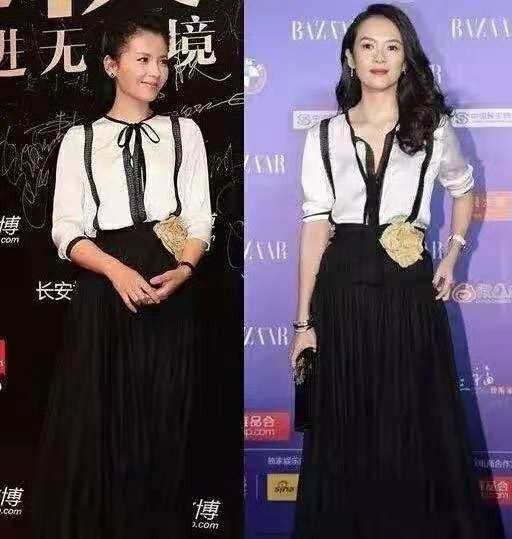 明星撞衫有多尴尬？刘亦菲颜值首次被她打败，网友：心服口服
