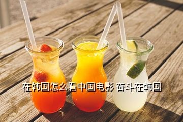 在韩国怎么看中国电影 奋斗在韩国