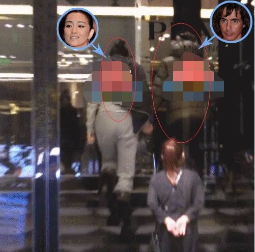 52岁巩俐恋情曝光，约会70岁法国电子大师，两人甜蜜牵手羡煞旁人