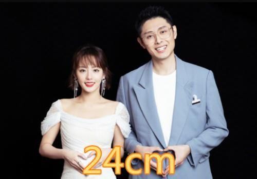 有种般配叫明星夫妻身高差，黄晓明杨颖还没啥，他们竟相差24厘米