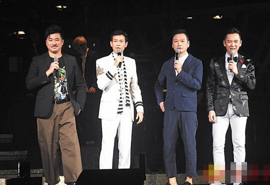三个“蟹仔”邵仲衡、陶大宇及郭政鸿现身， 三人大叫郑少秋老爸