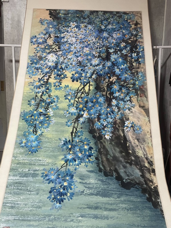 亢玉荣与《无限风光在险峰》：笔墨绘就的艺术华章