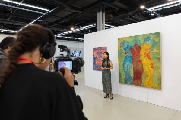 东方美学对话世界，浙工大教授张碧云作品亮相2025佛罗伦萨双年展