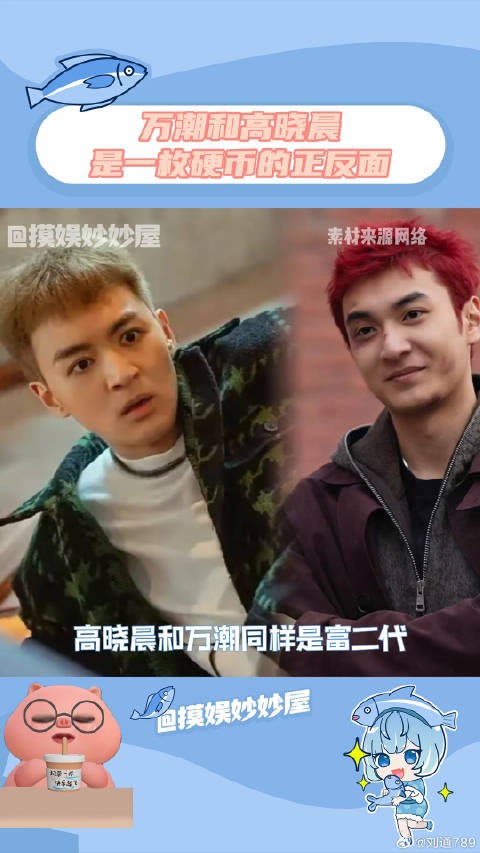 万潮和高晓晨,就像是硬币的正反面, 万潮 电视剧 微博VC计划