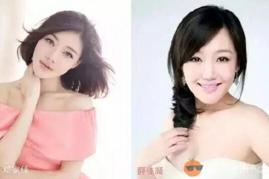 邓家佳和薛佳凝很像照片对比 一年没接剧本：薛佳凝为胡歌付出了什么