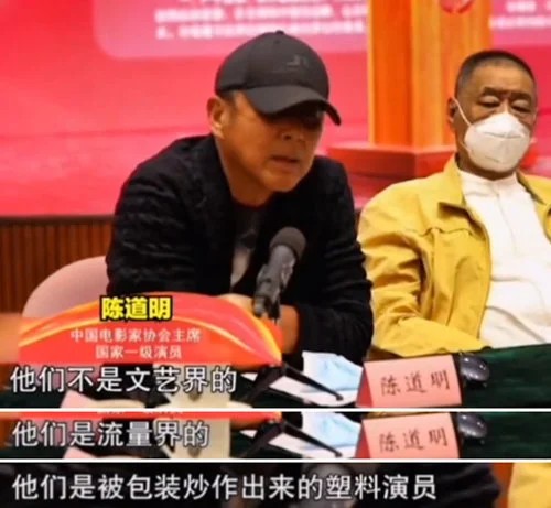陈道明谈流量明星乱象：“被炒作出的塑料演员”