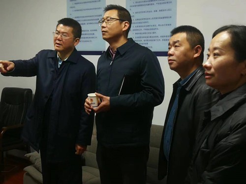 李青松局长调研指导求索市场监管所标准化规范化建设工作