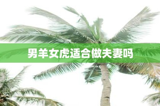 男羊女虎适合做夫妻吗