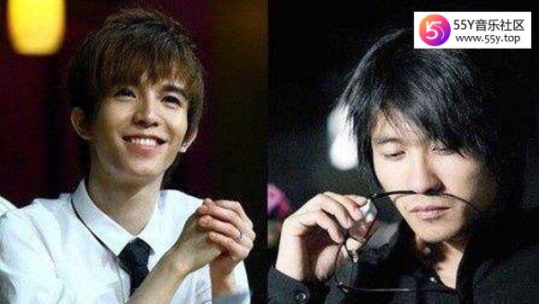 郭敬明韩寒照片