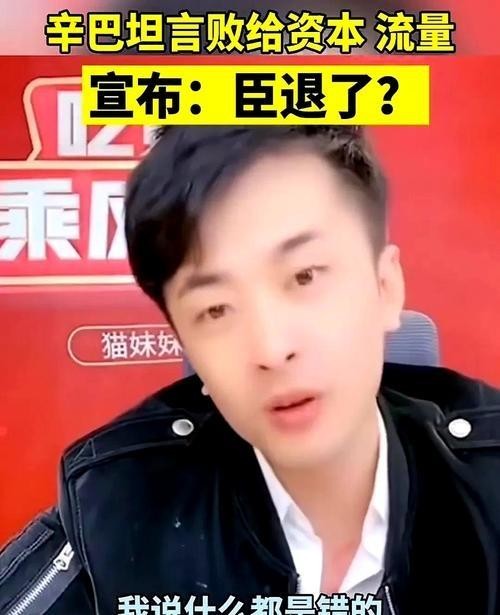 辛巴隐退背后的三重算计,妻子接盘能否扛起风险