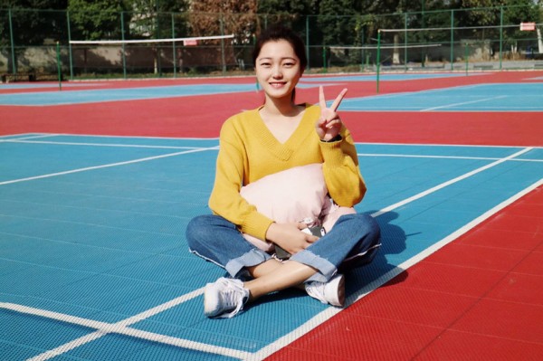 大学时期的王凯馨。受访者供图