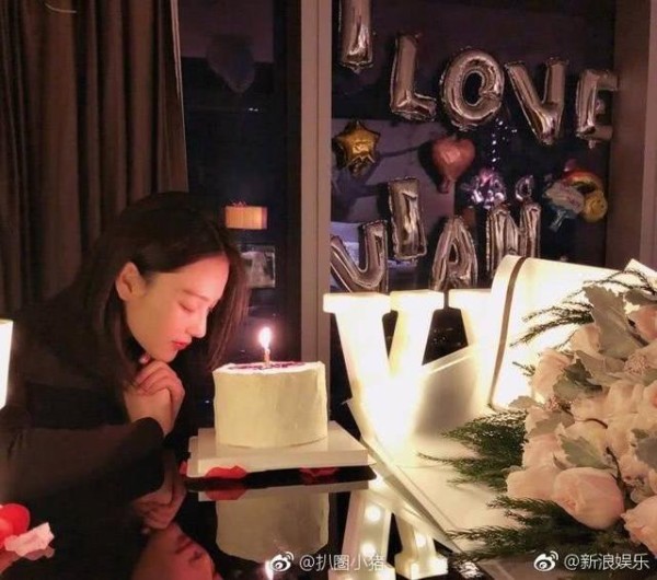 张继科景甜公开后, 张馨予也有新恋情? 晒男友视角庆生: 很幸福!