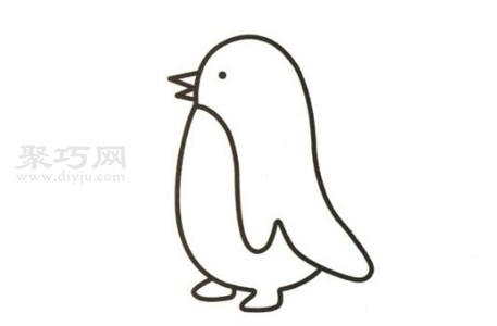 怎么画企鹅才好看 企鹅简笔画步骤