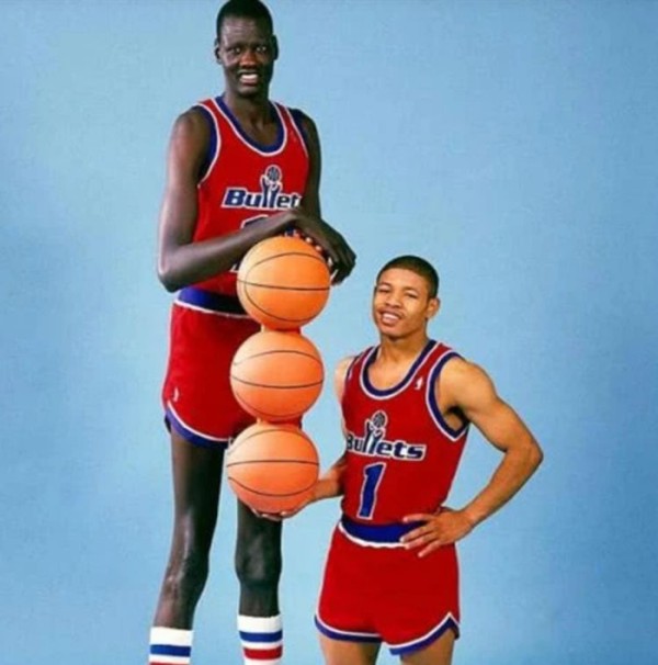 合影杀手篮球巨星,姚明和李连杰,波尔和博格斯,易建联真有爱