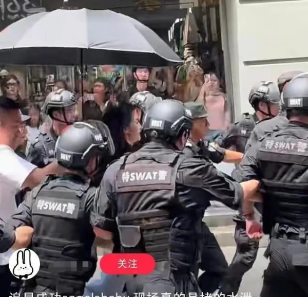 杨颖在干什么？一个明星凭什么让特.警当保镖？