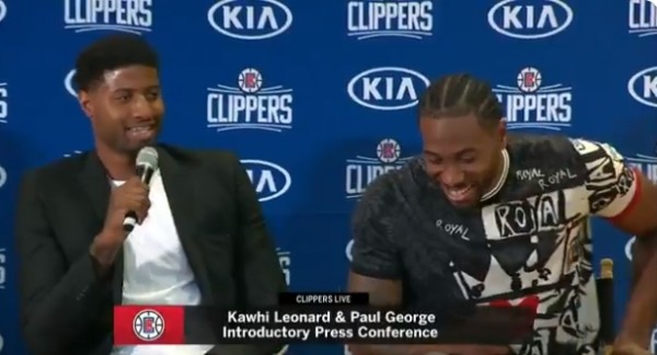 保罗乔治：从小就是快船球迷，后来被科比圈粉，和小卡是命中注定