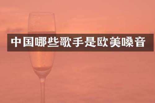 中国哪些歌手是欧美嗓音