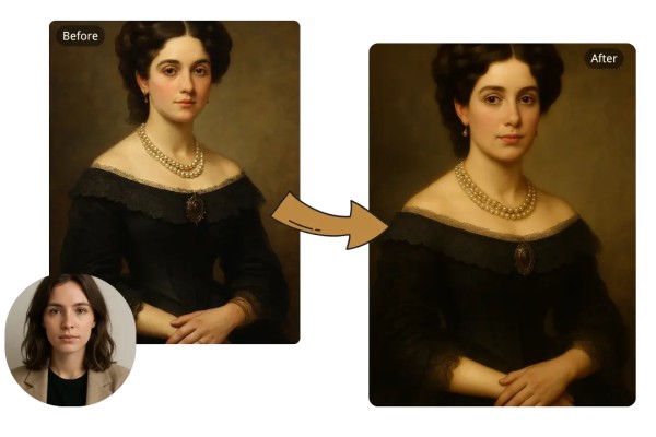 人脸融合历史画像