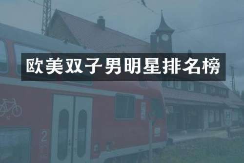欧美双子男明星排名榜