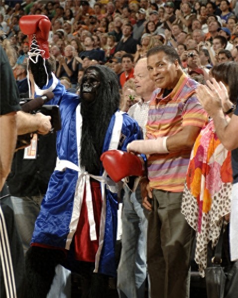 传奇陨落，图说拳王阿里与NBA的不解情缘！