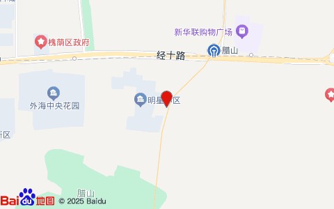 明星小区小吃街位置示意图