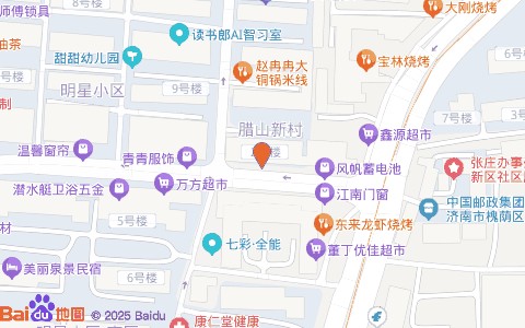 小天鹅洗衣(明星小区商业街店)位置示意图