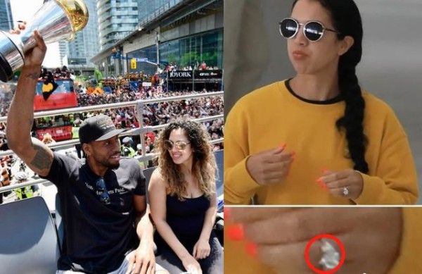 伦纳德与女友度假 结婚钻戒疑曝光!生2胎仍不婚大学就相爱