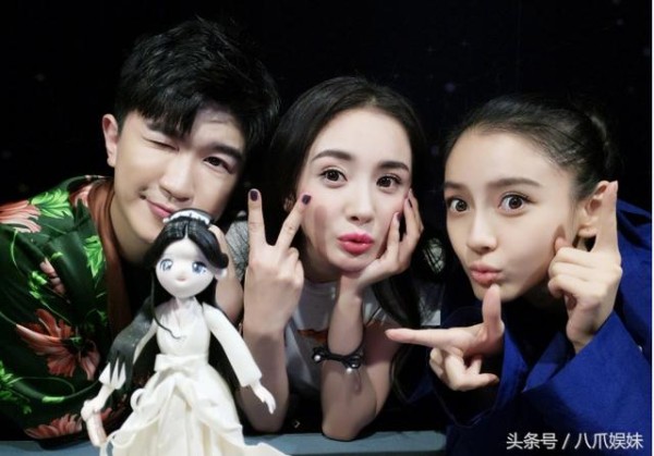 杨幂angelababy两大女神“同框” 为张大大庆生,这人是谁这么牛