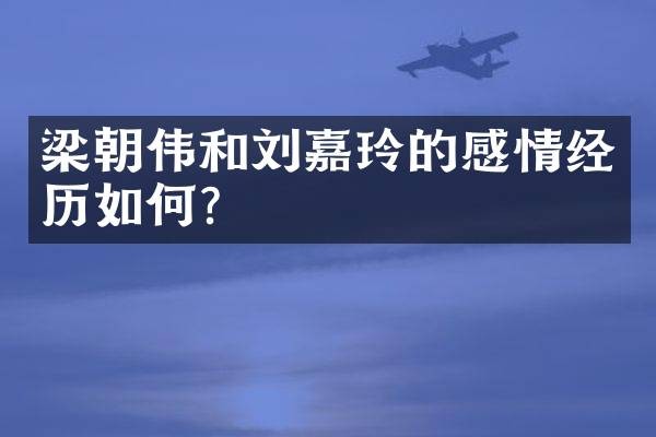梁朝伟和刘嘉玲的感情经历如何?